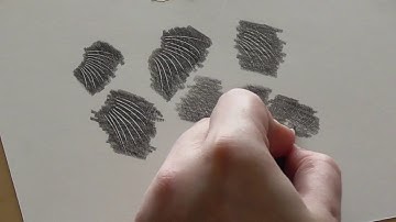 How to use household items as embossing tools, and use them to create texture on your drawings.