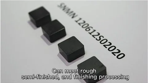 Four types of CBN inserts