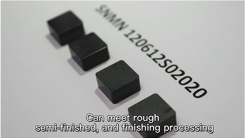 Four types of CBN inserts