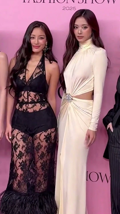 Tzuyu at Victoria’s Secret Fashion Show 2025 Pink Carpet today 🤍 #TZUYU #TWICE #victoriasecret #FYP