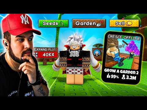 Joguei GROW A GARDEN 2 pela PRIMEIRA VEZ! #roblox