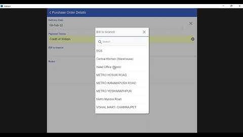 How to raise a Purchase Order or PO