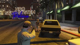 (QBCore/ESX) | New Police NPCs Stop system for FiveM server