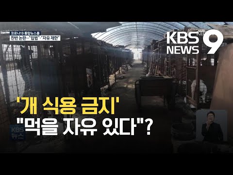 ‘개 식용 금지’ 논란…환영 vs 시기상조 / KBS 2021.10.03.