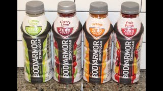 BodyArmor Zero Sugar: Lemon Lime, Cherry Lime, Orange & Fruit Punch Review