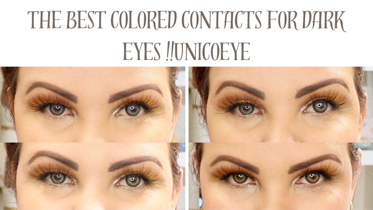 Colored Contacts For Dark Eyes