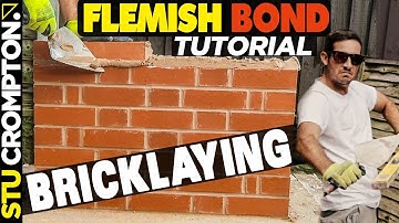 how to build a brick wall in flemish bond- bricklaying