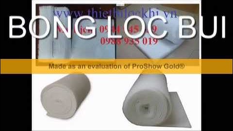 Bông lọc bụi G2, bông lọc bụi G4, bông lọc bụi G1