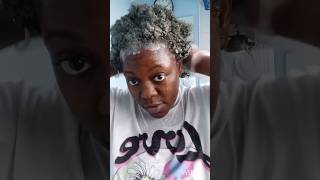 Using ACV mask on my heat damaged hair. #naturalhair #haircare #viral #hairtok #blackcontentcreator