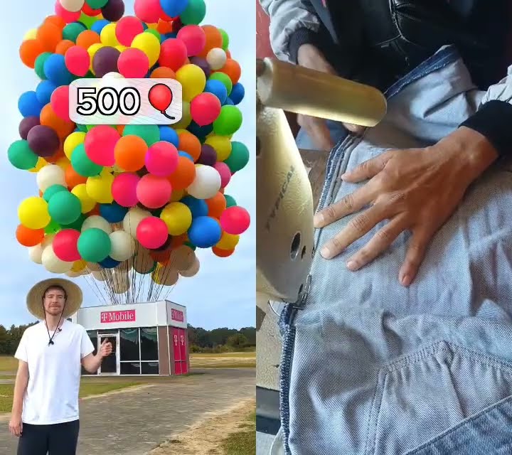 berapa balon ya agar bisa terbang rumah ini..??!!#shorts #funny #viral #vidio #memes