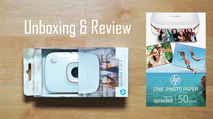 HP Sprocket 2-in-1 Unboxing and Review (White)