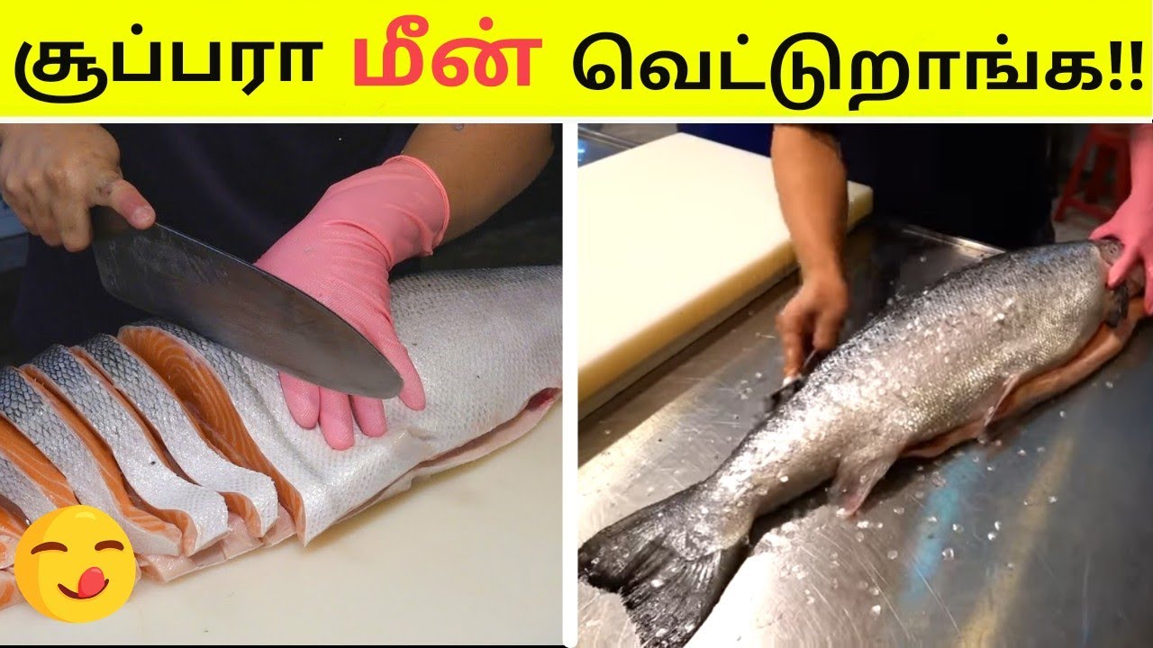 எப்படி சுத்தமா மீன வெட்டுறாங்க கொஞ்சம் பாருங்க!! How To Clean Fish