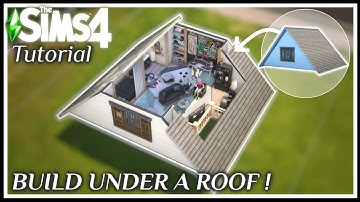 The Sims4 | How to build a functional attic | Tutorial | Speedbuild