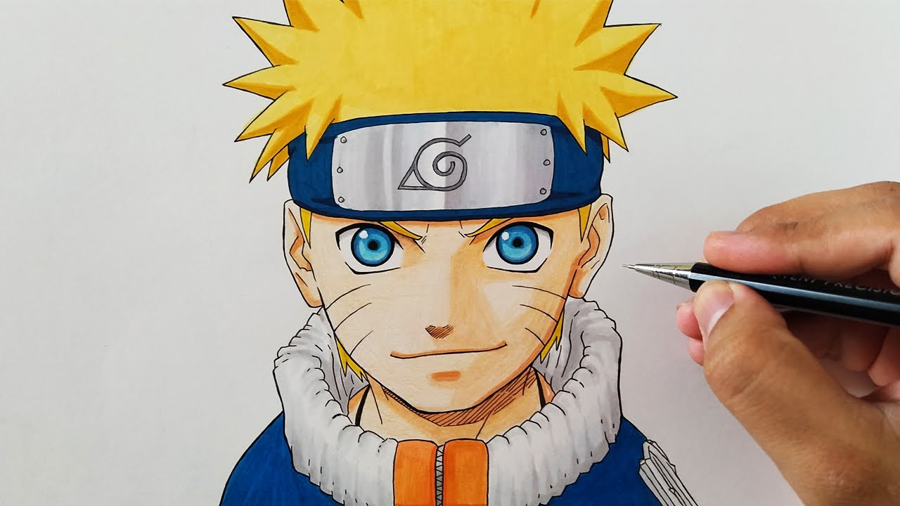 How To Draw NARUTO  Sketch Tutorial (Step By Step) 