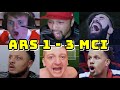 BEST COMPILATION | ARSENAL VS MAN CITY 1-3 | LIVE WATCHALONG REACTIONS | ARS FAN CHANNELS