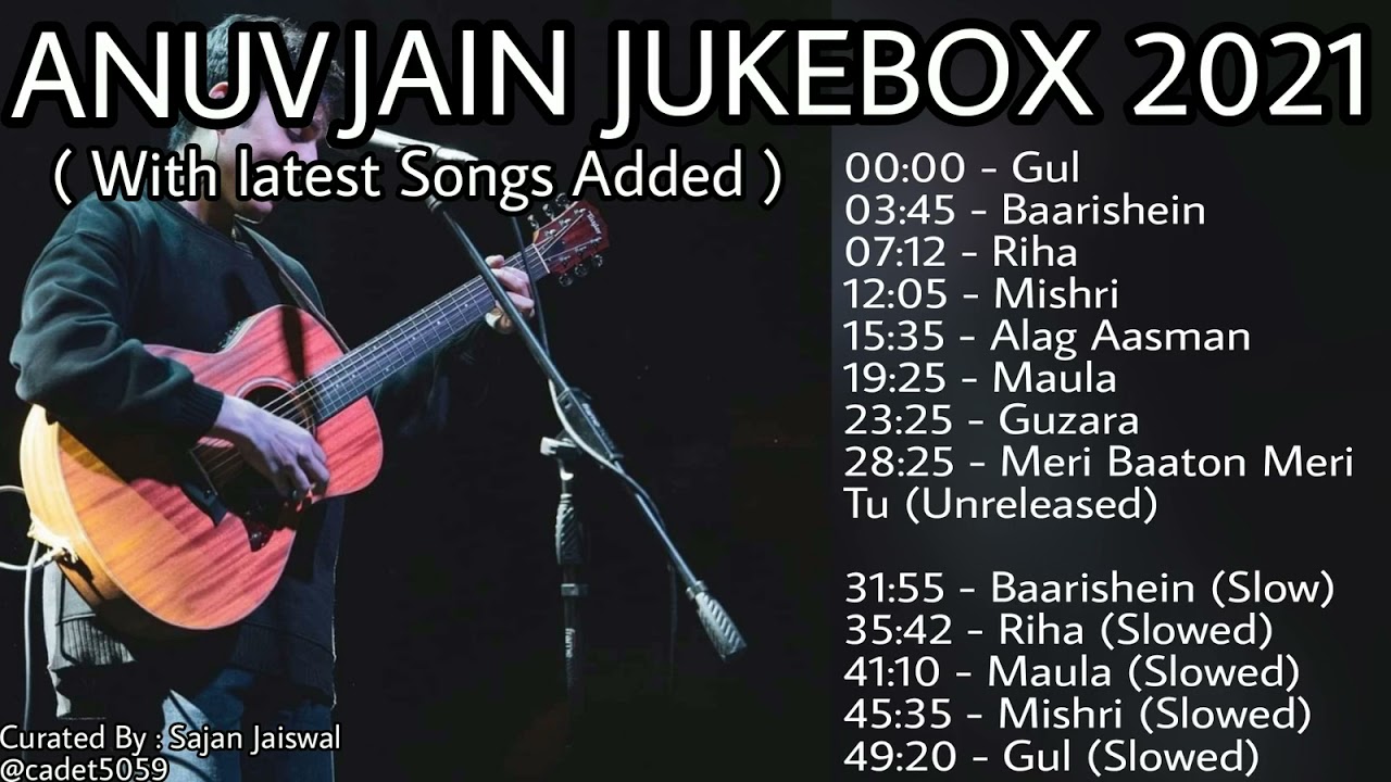 ANUV JAIN JUKEBOX 2021  Updated  Latest Songs Added  GUL Added 