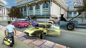 GTA SA Realistic Vehicle Deformation - Crash Testing Ep.99