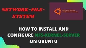 Install and configure nfs-kernel-server on UBUNTU (AWS EC2)