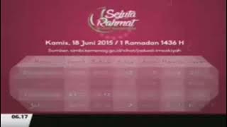 Jadwal imskiyah 'Sejuta Rahmat Untuk Kemuliaan' Di METRO TV TAHUN 2015