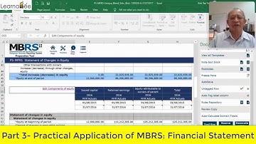 20200816 Part 3 - Practical Application of MBRS: Financial Statement