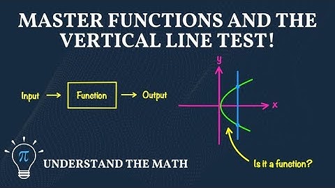Functions and the Vertical Line Test | Definition, Examples & Graphs Explained