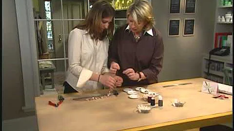 How to Make a DIY Pearl Button Necklace Martha Stewart