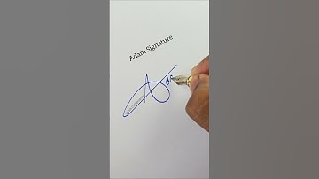 #signature @Satish.Calligraphy  | A Signature style | Letter A Signature | How to sign letter a