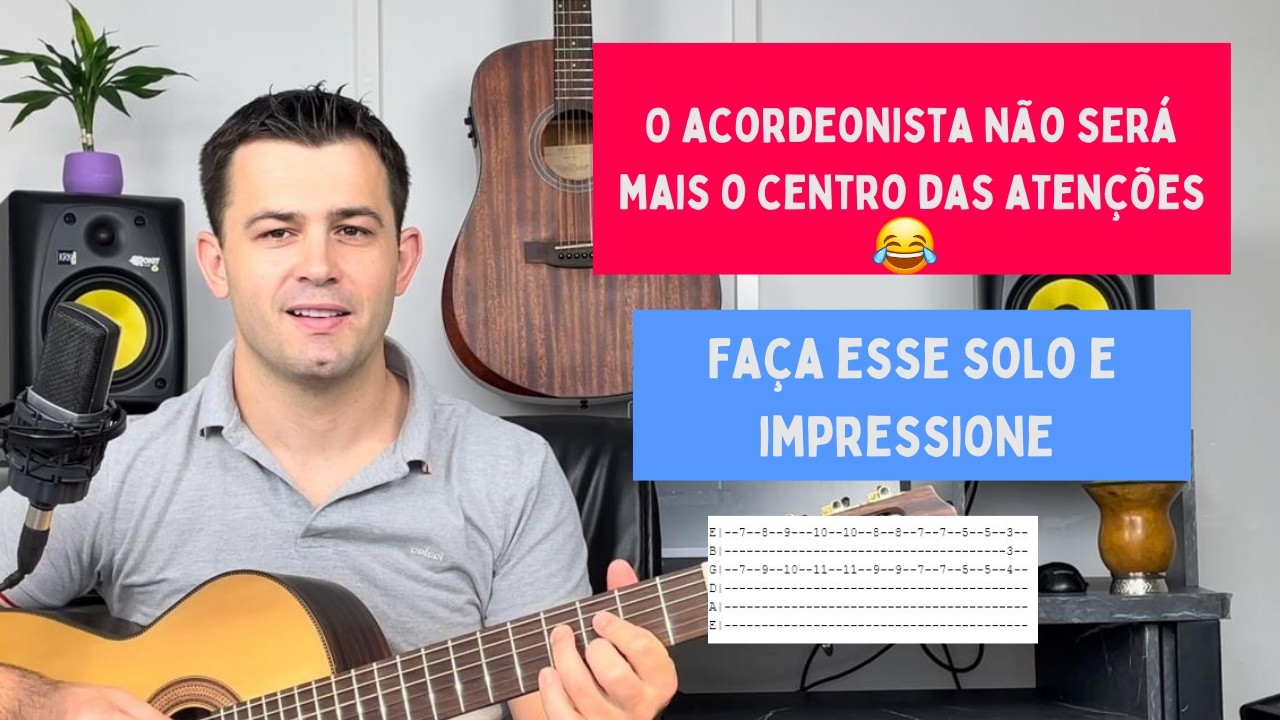 Solo Completo de “Me Mata de Uma Vez” no Violão (Trio Parada Dura) - Tutorial com Tablatura