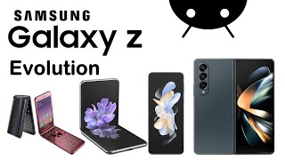 Evolution  of Samsung Galaxy Z series (2015-2022)