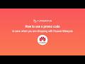 CupoNation Malaysia guide on how to use a HUAWEI coupon