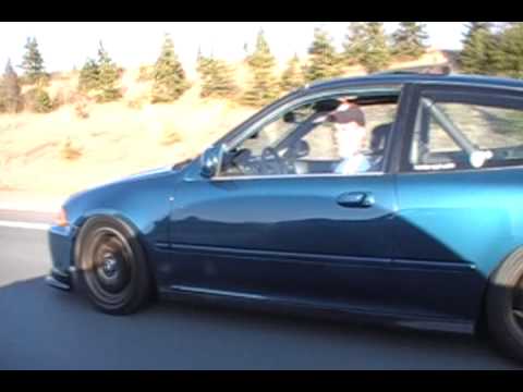 Ryan Benedict's Turbo Hatchback. 493whp Honda 1993...