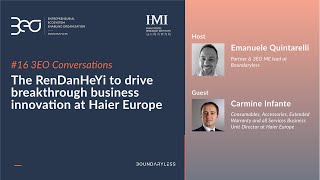 The RenDanHeYi to drive breakthrough business innovation at Haier Europe The RenDanHeYi to drive breakthrough business innovation at Haier Europe
