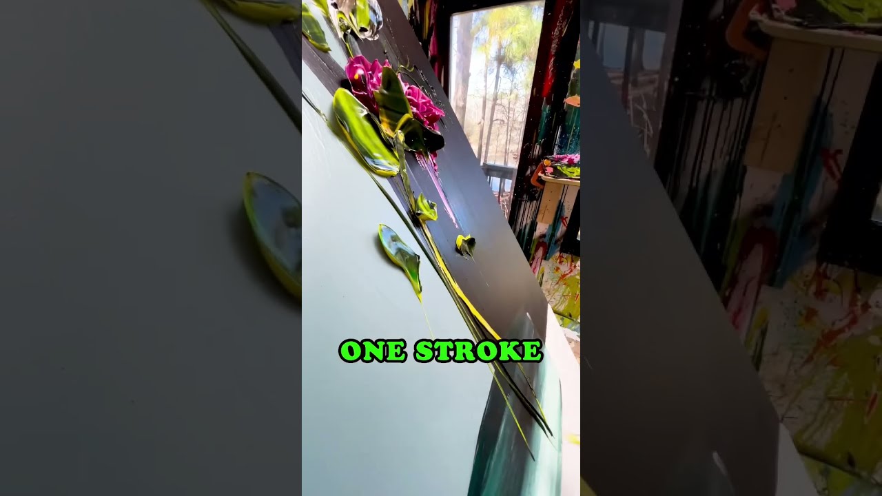 The ONE STROKE Painting Technique