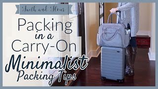 Packing for Europe with Only a CarryOn! | Minimalist Packing Tips | Travel Capsule Wardrobe