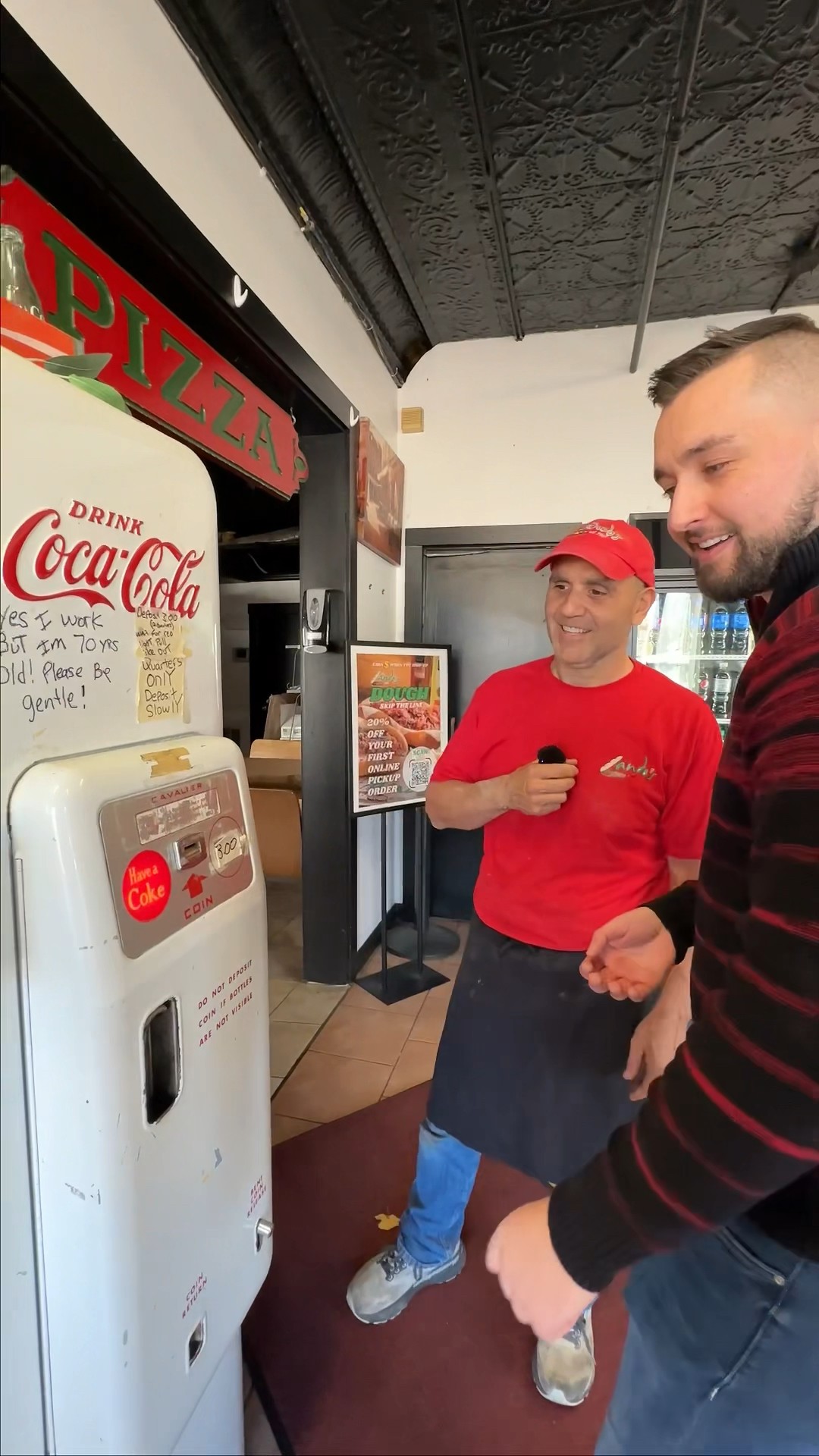 Touring This Amazing Pizzeria In Hudson MA! | 1956 Coke Machine Still ...
