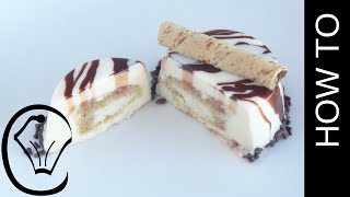 Shiny Mirror Glaze Covered Tiramisu Coffee Cheesecake by Cupcake Savvy's Kitchen