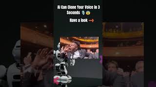 AI VOICE CLONE 🤯🤯🤯#AI #CyberSecurity #TechNews #Shorts