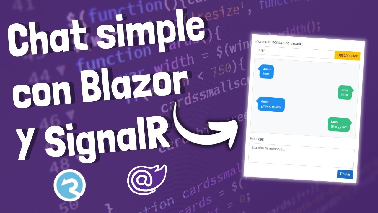 🔥 ¡CREA un CHAT con BLAZOR y SignalR! 💬 (Parte 1/2 Diseño) 🎨🚀 - YouTube