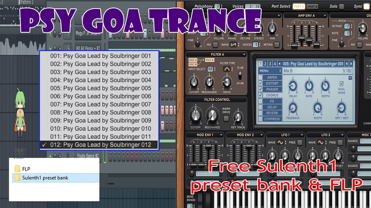 Free Sulenth1 Psy Goa Leads preset bank by Soulbringer & FLP