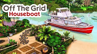Off The Grid Houseboat The Sims 4 Speed Build