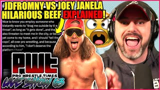 @JDfromNY CALLS THE COPS On Joey Janela Over TWITTER FIGHT! HILARIOUS ARGUMENT AND BEEF EXPLAINED!