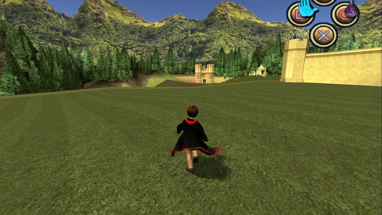 PCSX2 | Harry Potter 2 ps2 Exploring Hogwarts
