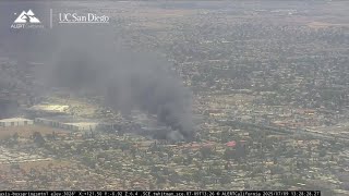 Home goes up in flames in Riverside County
