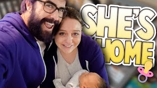 Crying Over Baby | She's Home | Family Baby Vlog