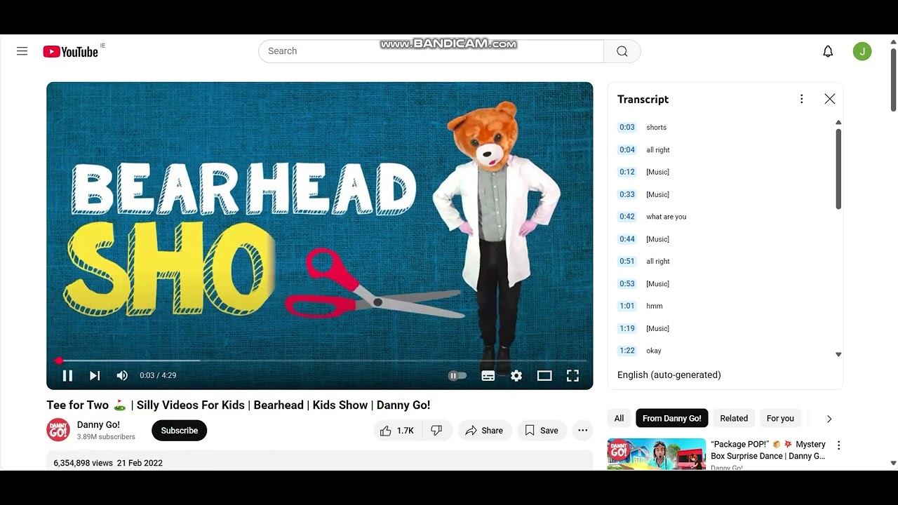 Bearhead Shorts intro