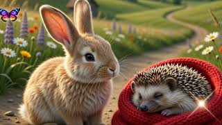 Pamuk tavşan ve küçük kirpi 💫🦔
