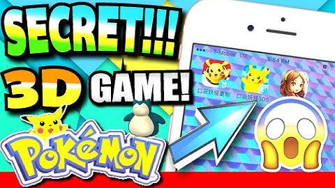 How To Play Pokemon on iPhone, iPad, iPod Touch - SECRET 3D Pokemon Game in App-Store (NO JAILBREAK)