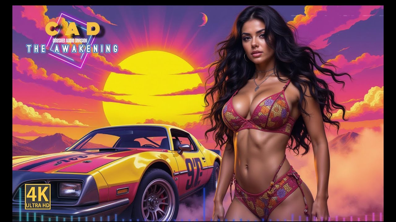 CAD "The Awakening" - Synthwave Meets Rock Guitar - 4K