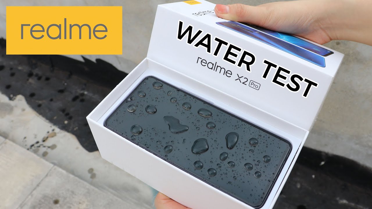 New Realme X2 Pro Water Test Waterproof | Unboxing