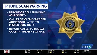 Dallas County Sheriffs Office Warns Of Scam Involving Missed Jury Duty